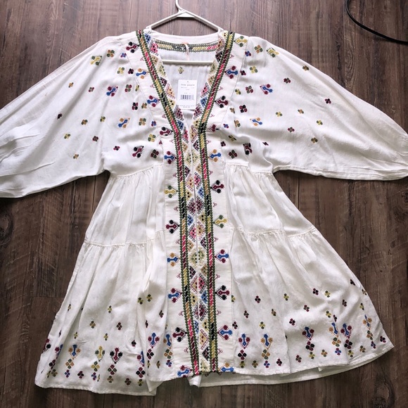 Free People Light It Up Tunic Dress. Sz. Large - Picture 2 of 4